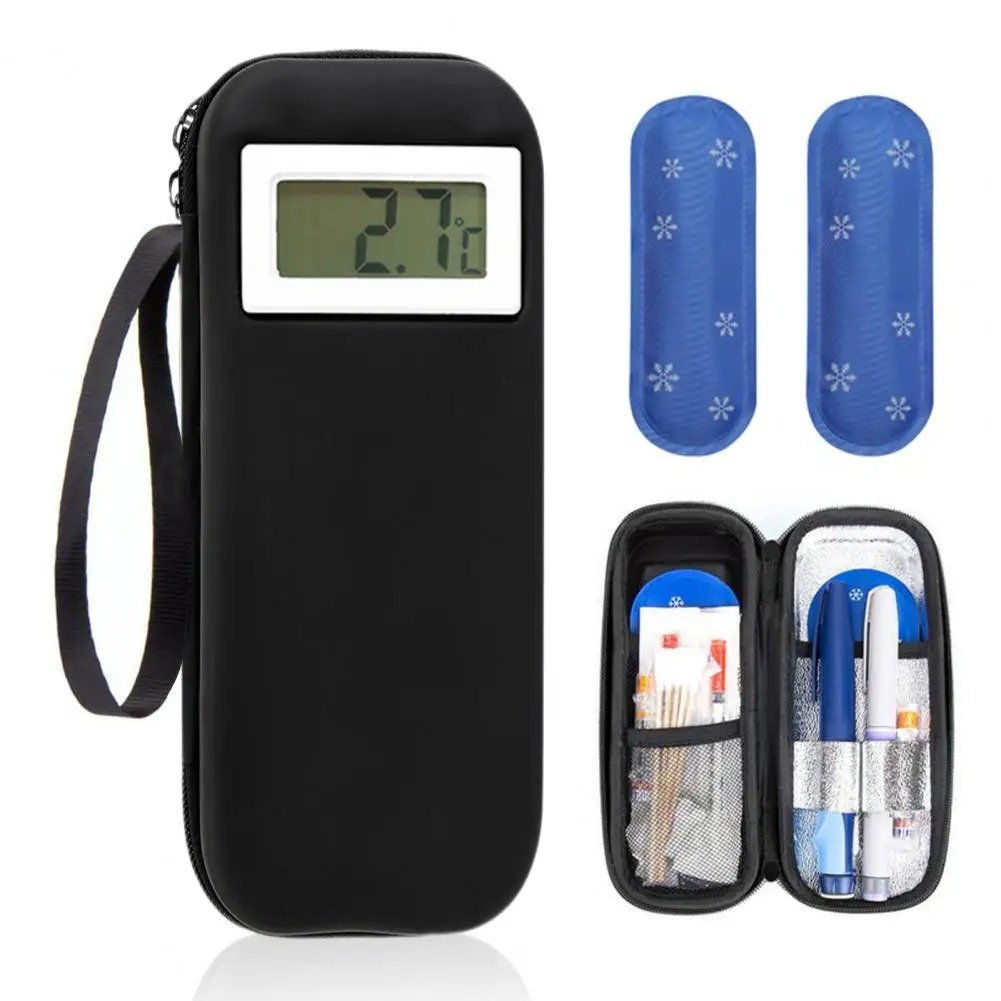 Insulin Cooler Travel Case with Temperature Display