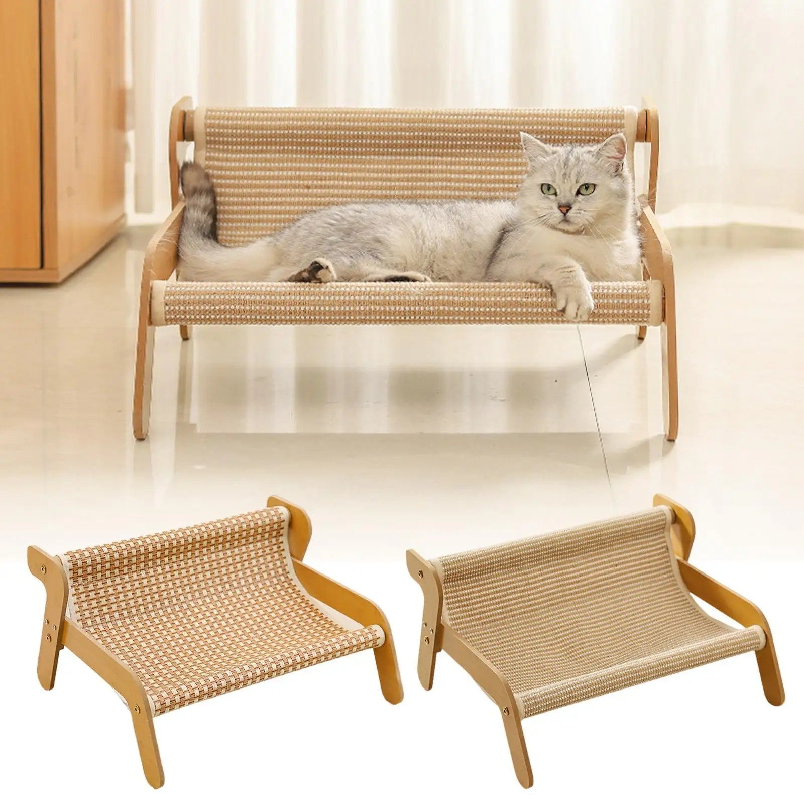 2 in 1 Cat Scratcher Lounger Couch
