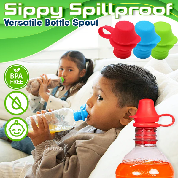 Sip-Well Baby Silicone Bottle Top Spout-3PCS