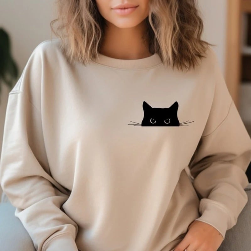 Peaking Cat Sweater