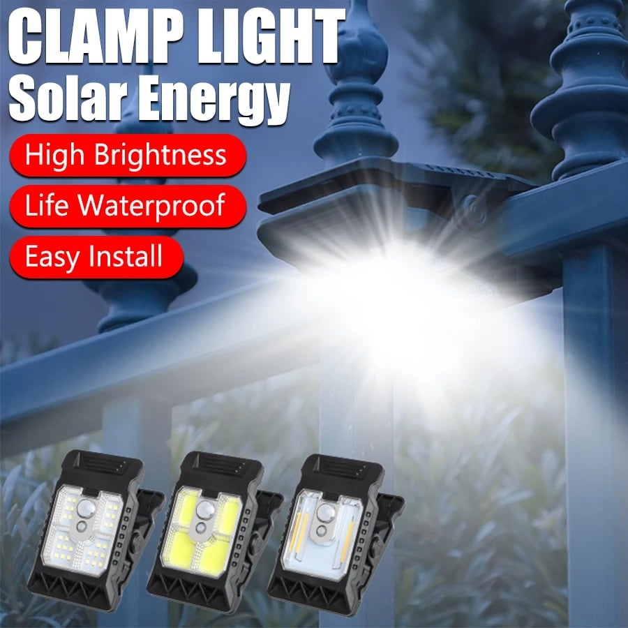 Outdoor Solar Clip-On Light with Motion Sensor