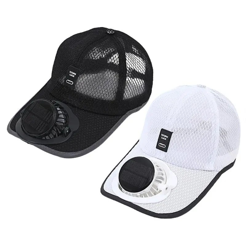 Cap with Solar Fan