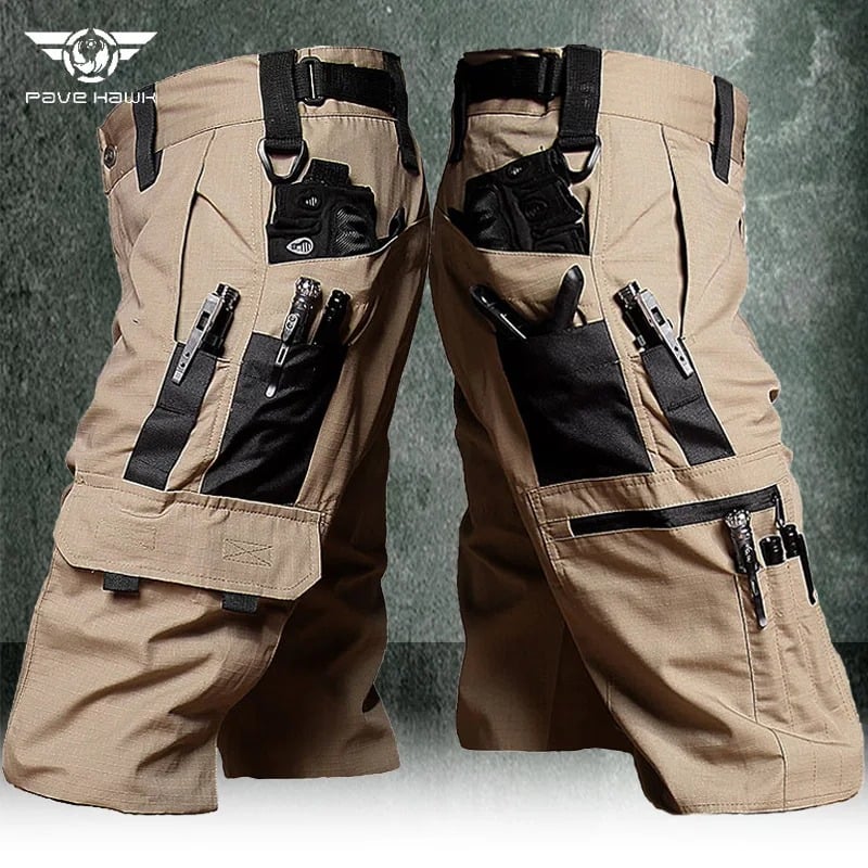 Tactical Outdoor Cargo Shorts – Multi-Pocket Military Style