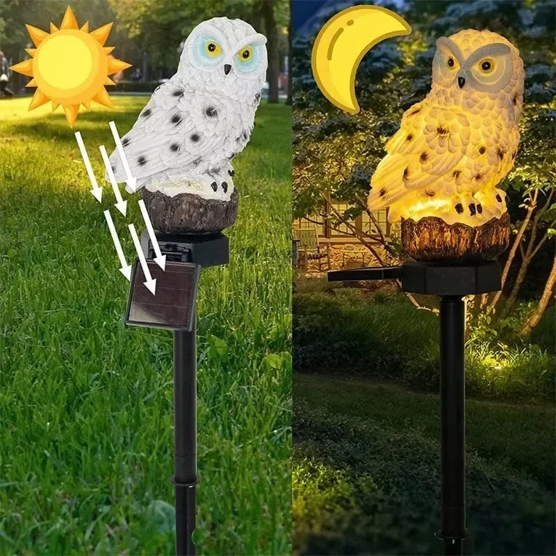 Waterproof Solar Owl Light