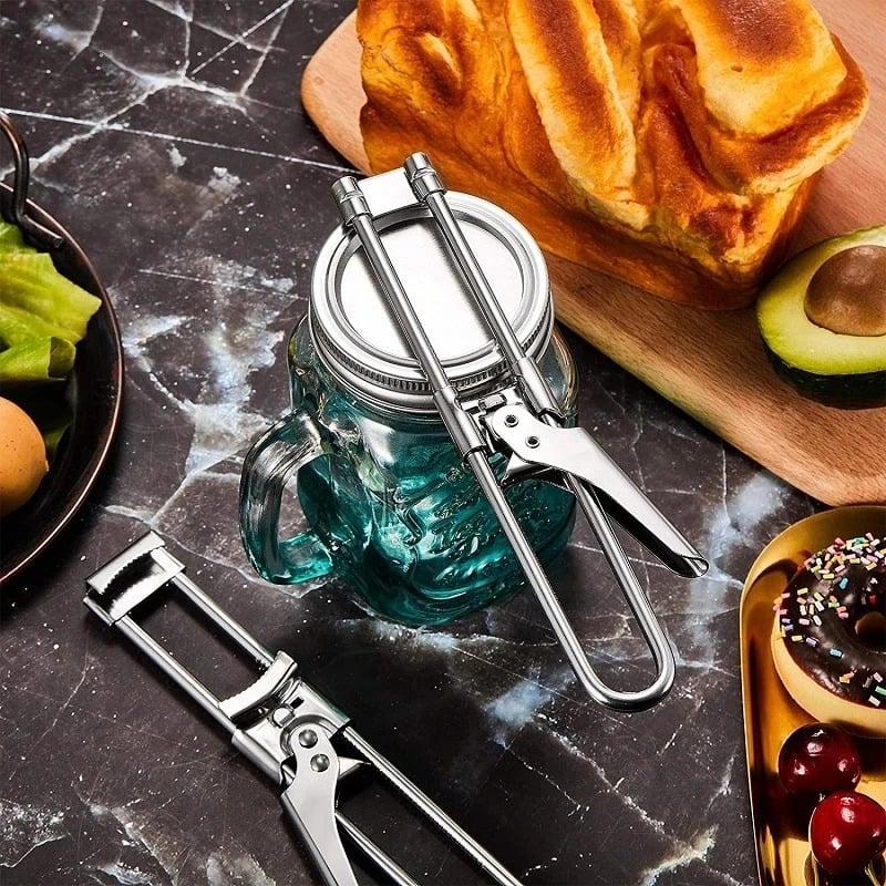 Adjustable Stainless Steel Jar & Bottle Opener